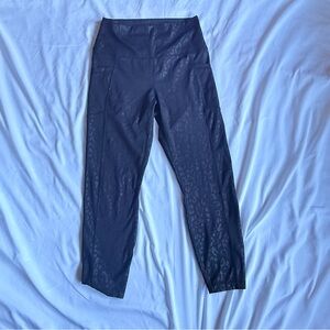 90 Degree Black Animal Print Mob Wife Athletic Leggings By Reflex Size XL